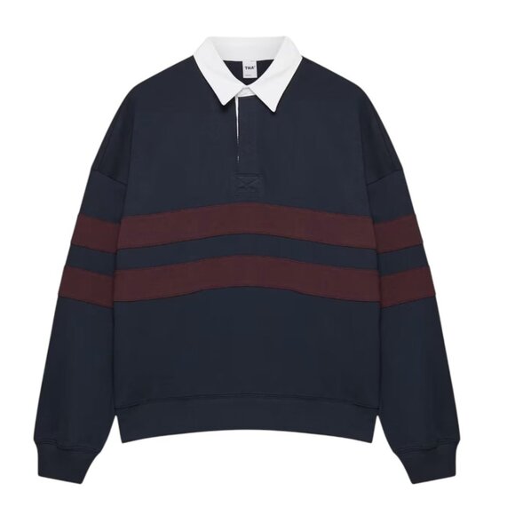 NWT Aritzia TNA Mighty Cotton™ Lomu Polo Longsleeve - Picture 3 of 10